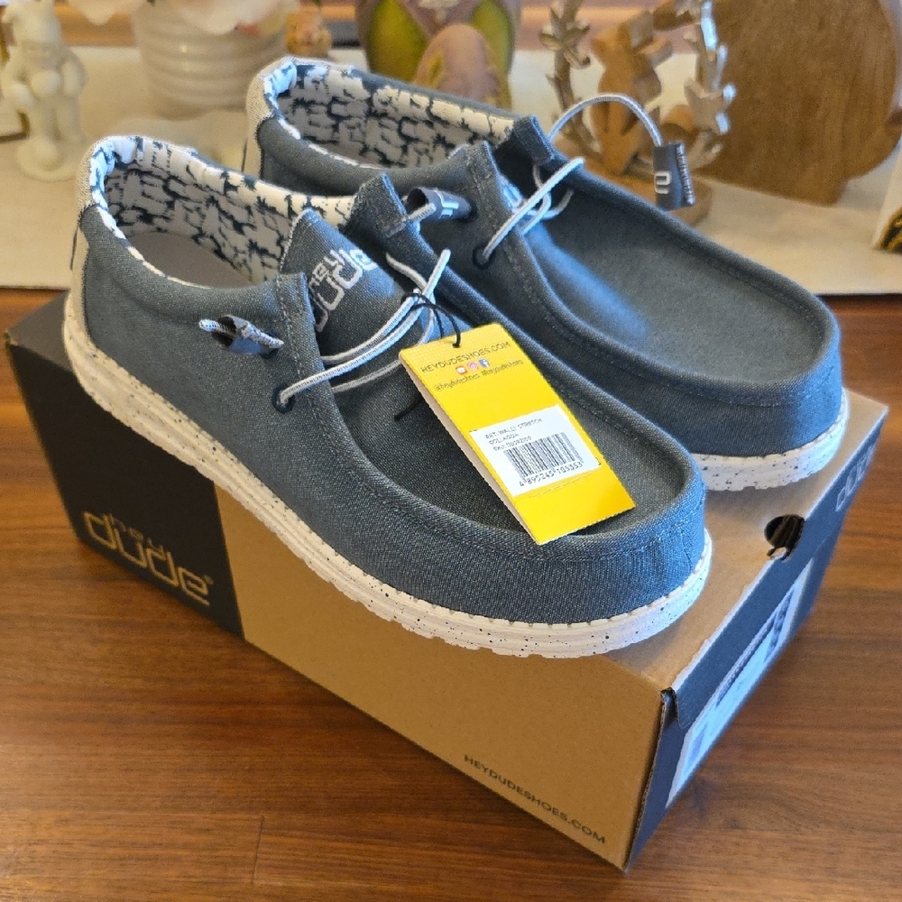 Hey Dude Wally Stretch Aqua Casual Shoes